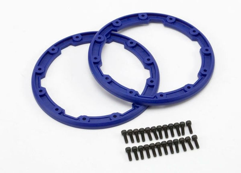 Traxxas Seitenschutzringe Felge blau 5666