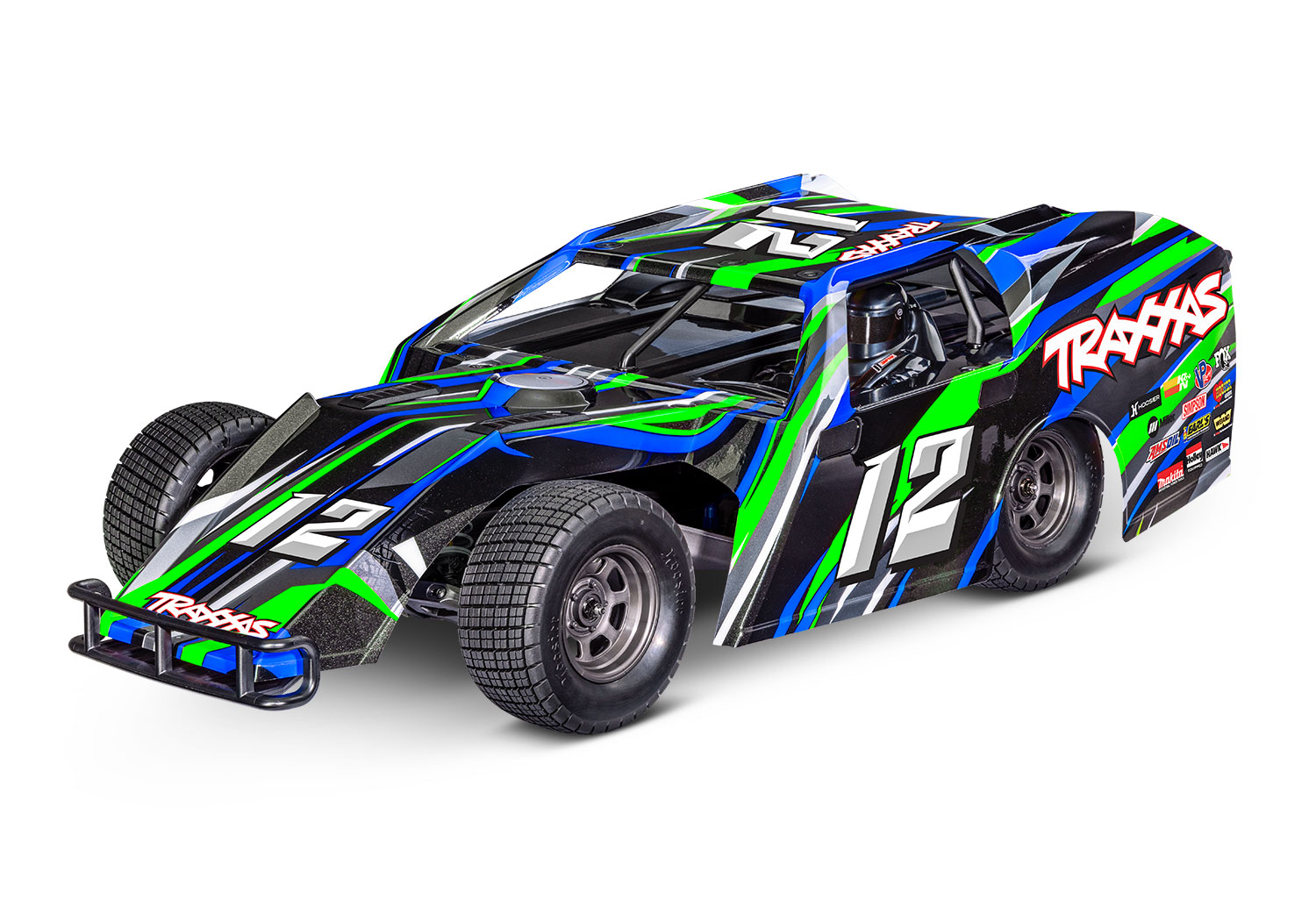 Traxxas Slash Mudboss BL-2S grün 1/10 Dirt Oval Racer RTR Brushless 104354-74