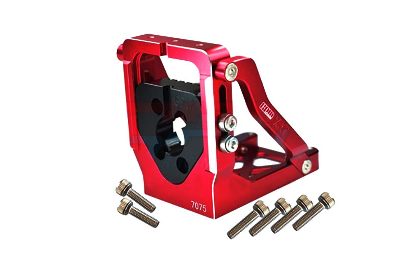 GPM Motorhalter 7075-T6 Alu rot mit Schnellmontage Traxxas XRT & XMAXX mit Umbauten