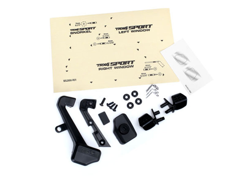 Traxxas Spiegel seitlich l/r, Schnorchel 8119