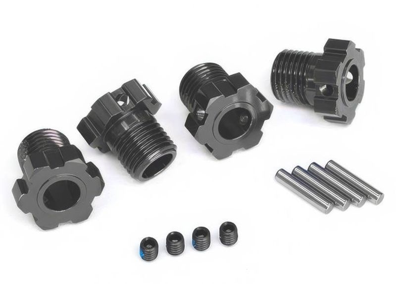 Traxxas Radmitnehmer splined 17mm grau 8654-GRAY