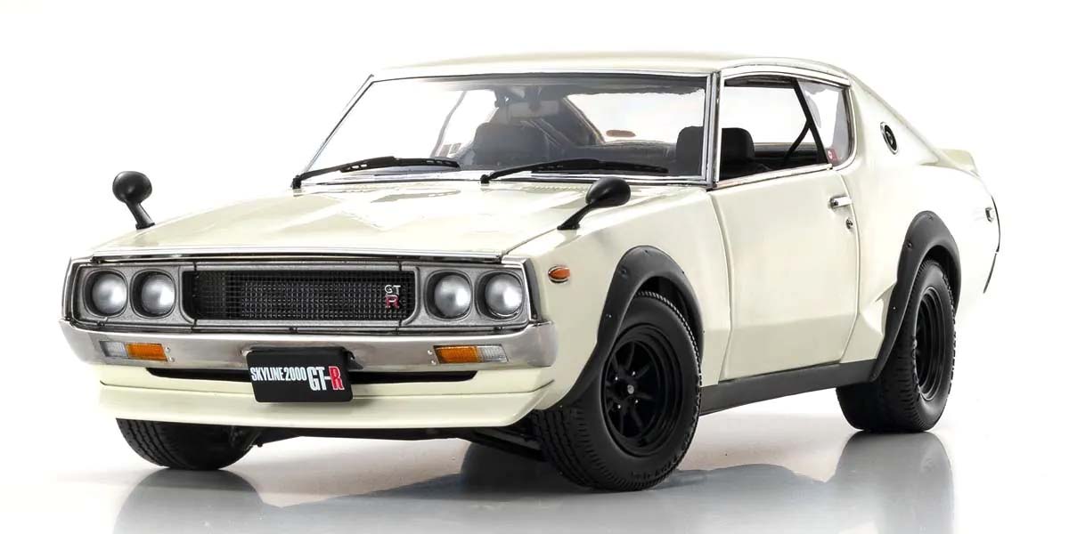 Kyosho 1:18 Nissan Skyline 2000 GT-R (KPGC110) 1973 White 08255W