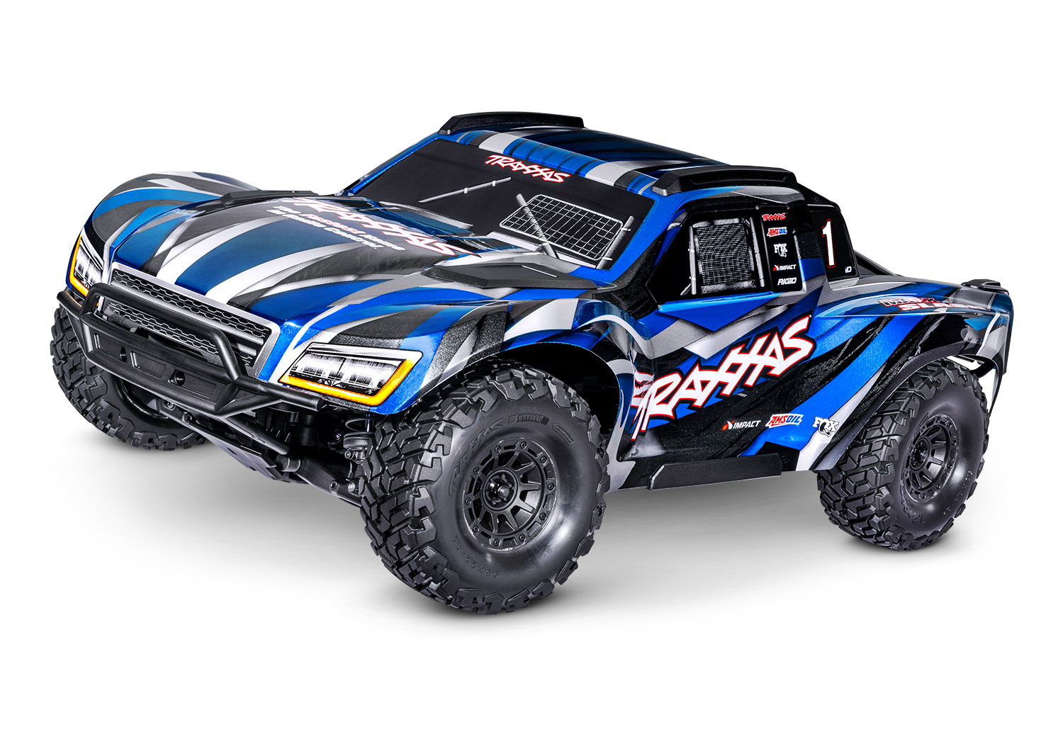 Traxxas MAXX Slash Blau 1/8 Brushless Short Course Truck 4x4 RTR 2.4GHz 102076