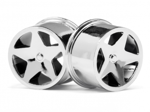 HPI Q32 Super Star Felgen Set (Chrome/4St) 114279