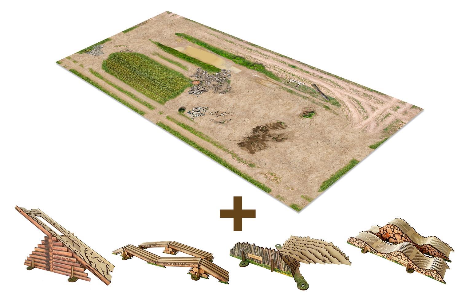 ToysWD Crawler Park: STARTER KIT CARPET CIRCUIT RC CRAWLER PARK 1/18 & 1/24 TWDKIT0002