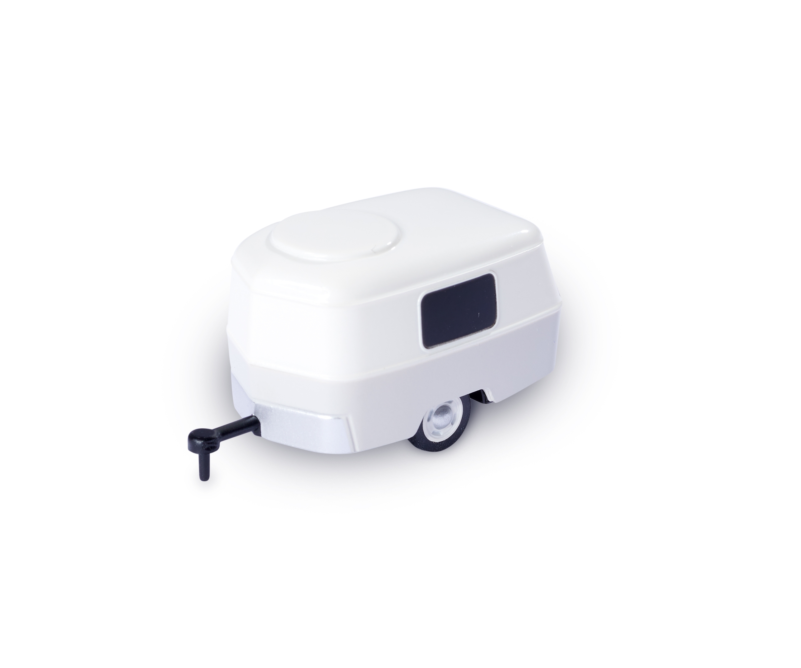 Carson 04154 1:87 Wohnwagen mit Anhängerkupplung 500504154