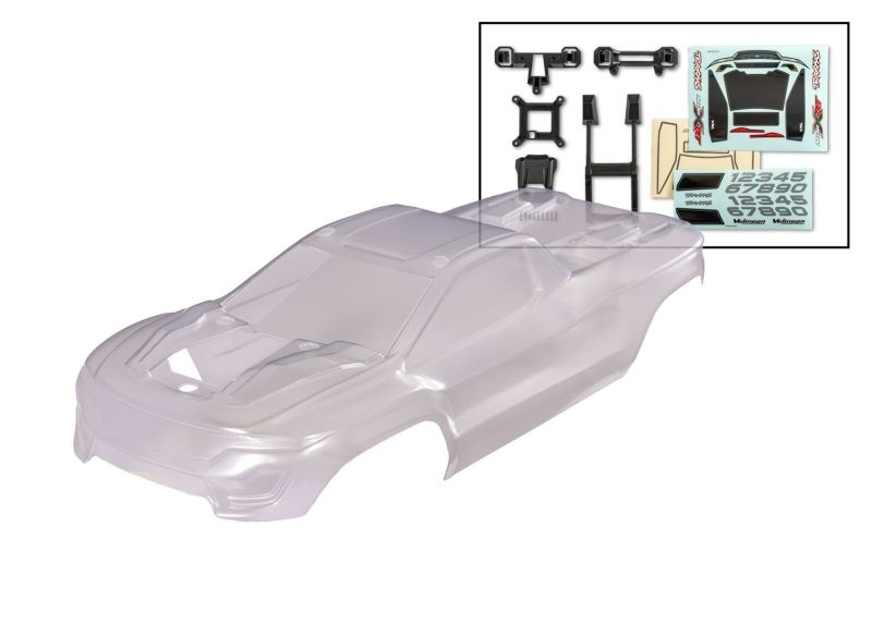 Traxxas Karo klar (unlackiert) Mini XRT 10712