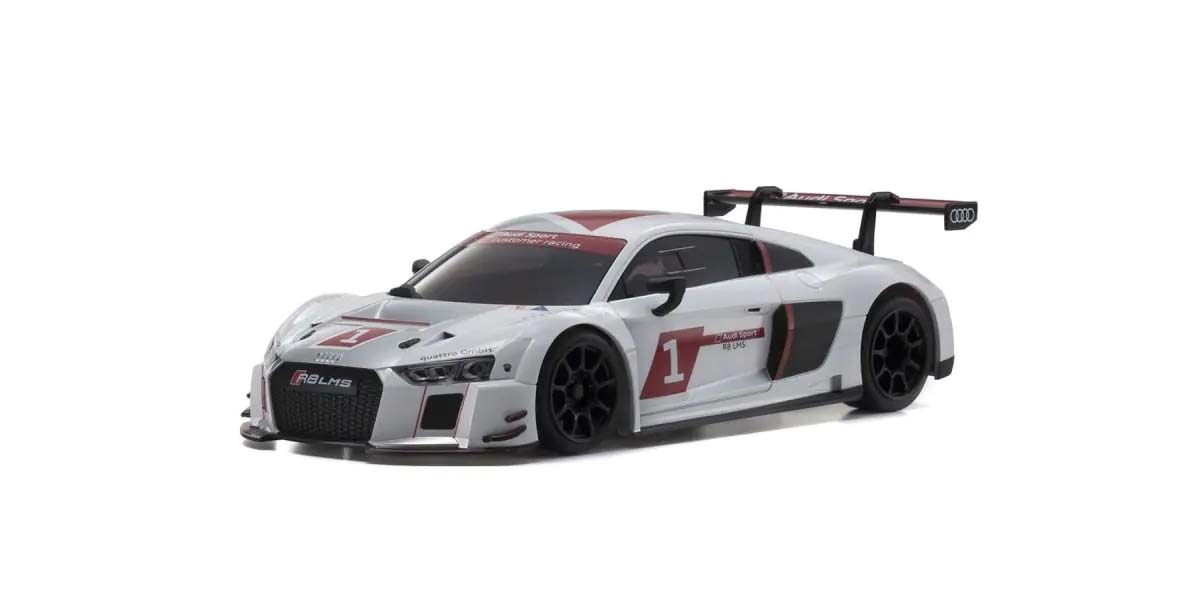 Kyosho Mini-Z MR04 RWD Audi R8 LMS 2015 White (W-MM/KT531P) 32357AS - Abbildung 1