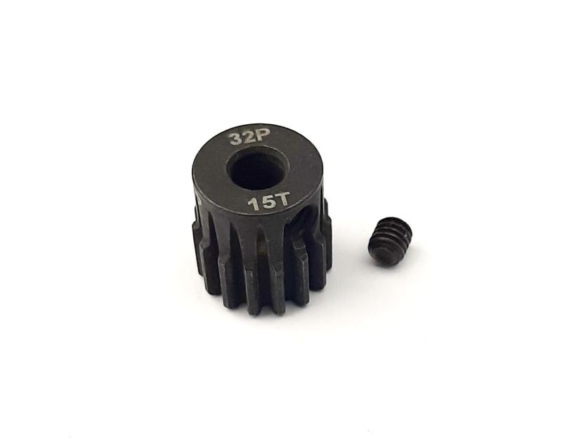 H-SPEED Ritzel 15 Zähne 32dp, 5mm Stahl (M0.8) HSPX215