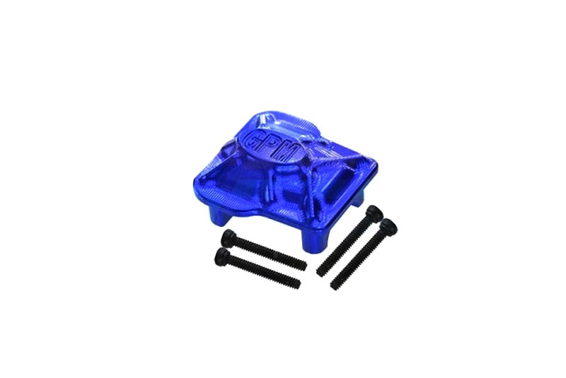 GPM Achsen-Abdeckung 7075-T6 Alu blau v/h Traxxas-4M