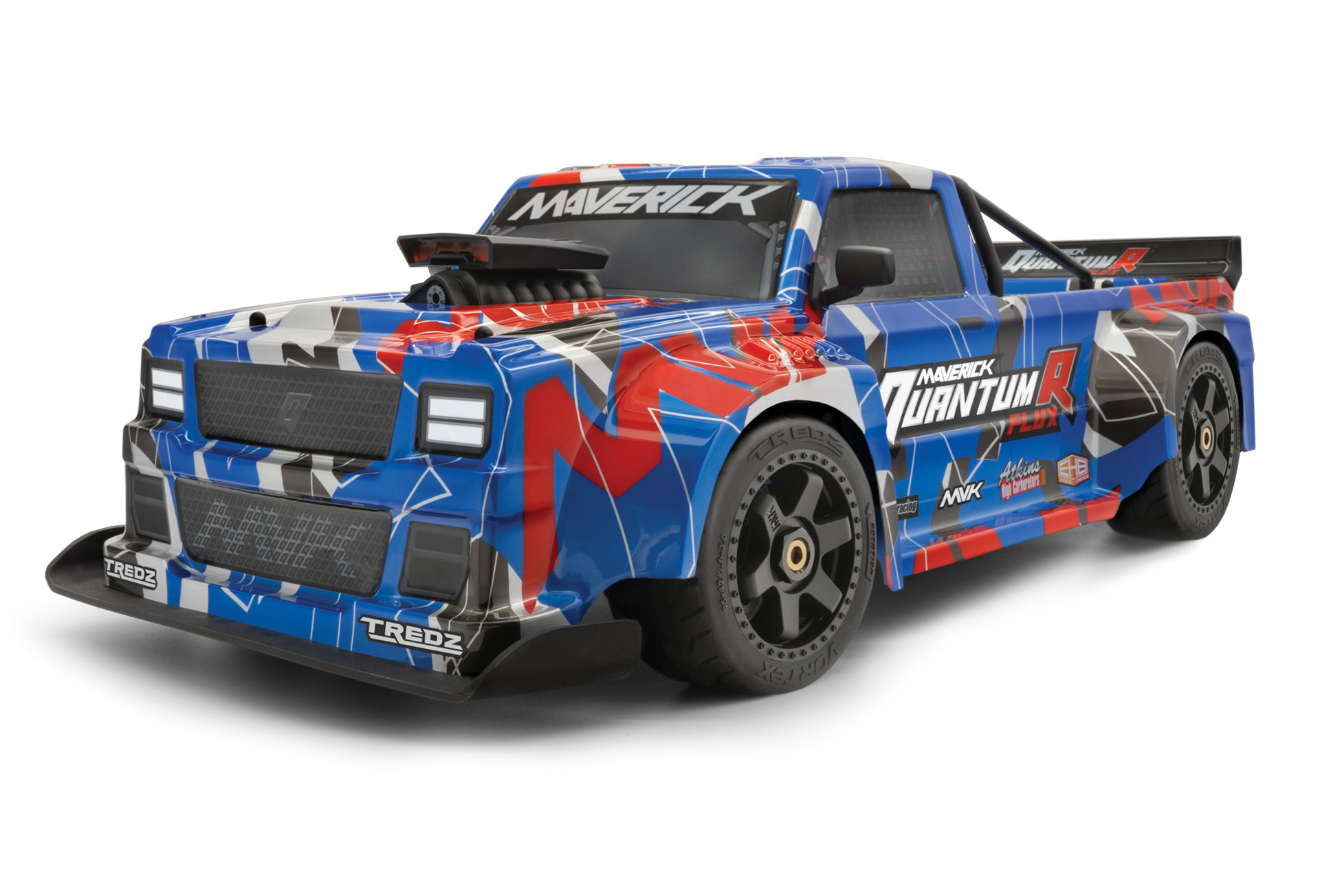 MAVERICK QuantumR Flux 4S 1/8 4WD Race Truck Blau/Rot 150312