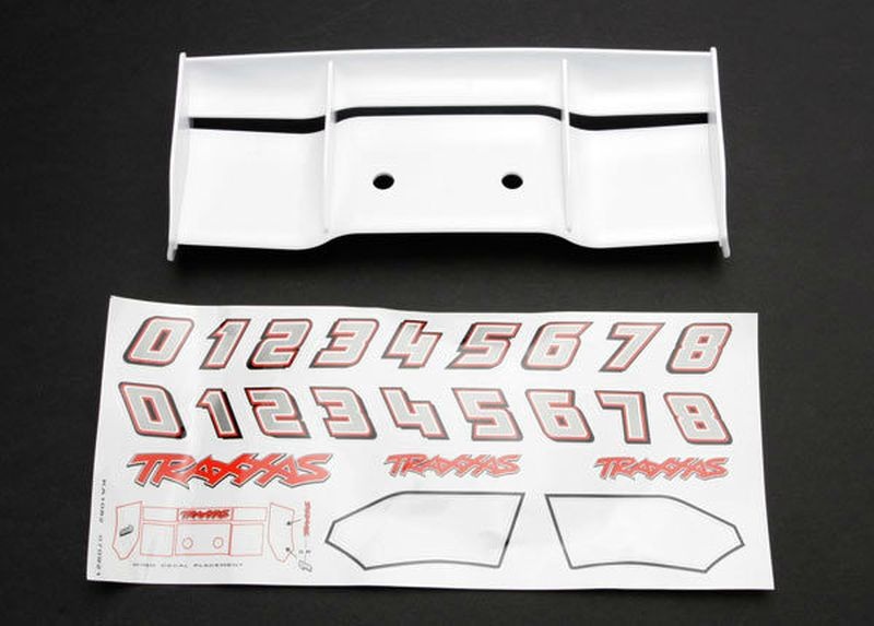 Traxxas Heckflügel weiß mit Decal 5412