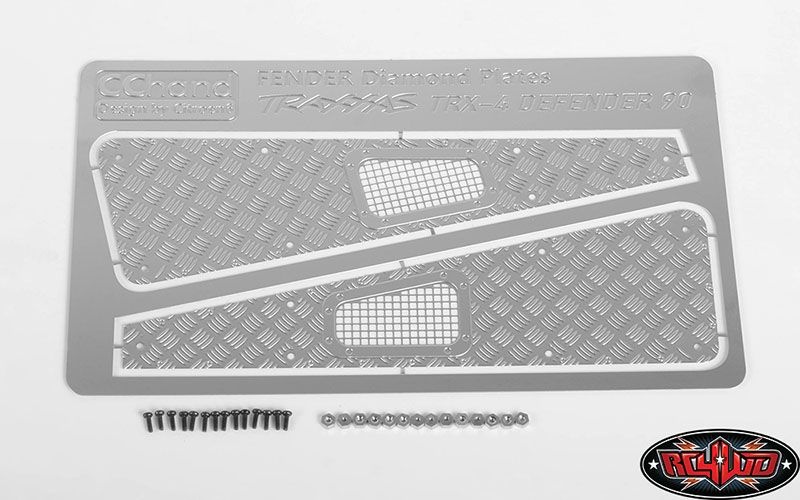 RC4WD Diamond Plate Fender Covers for Traxxas TRX-4 VVV-C0438