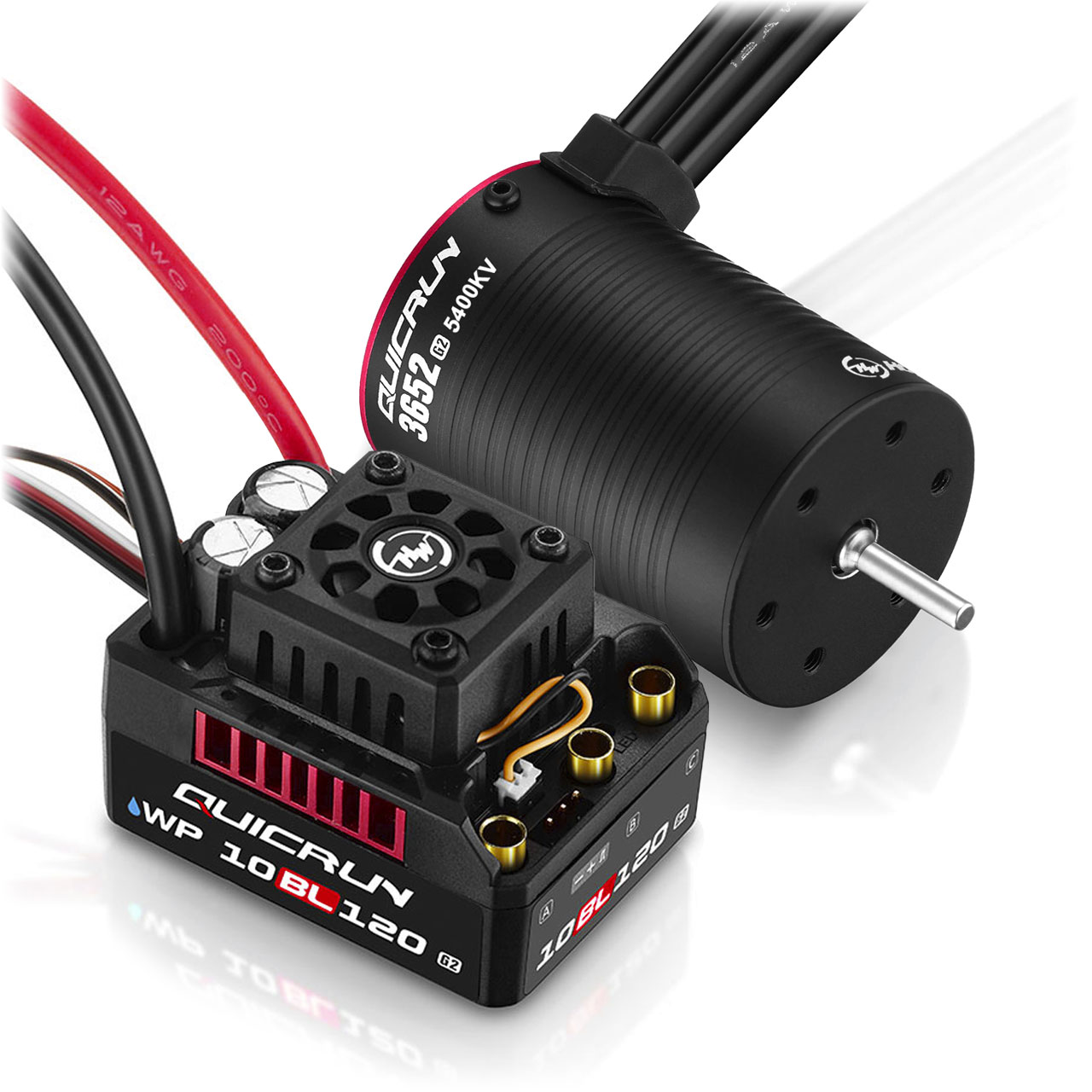 Hobbywing Combo WP10BL120G2 mit 3652SL-5400KV-G2 38030209
