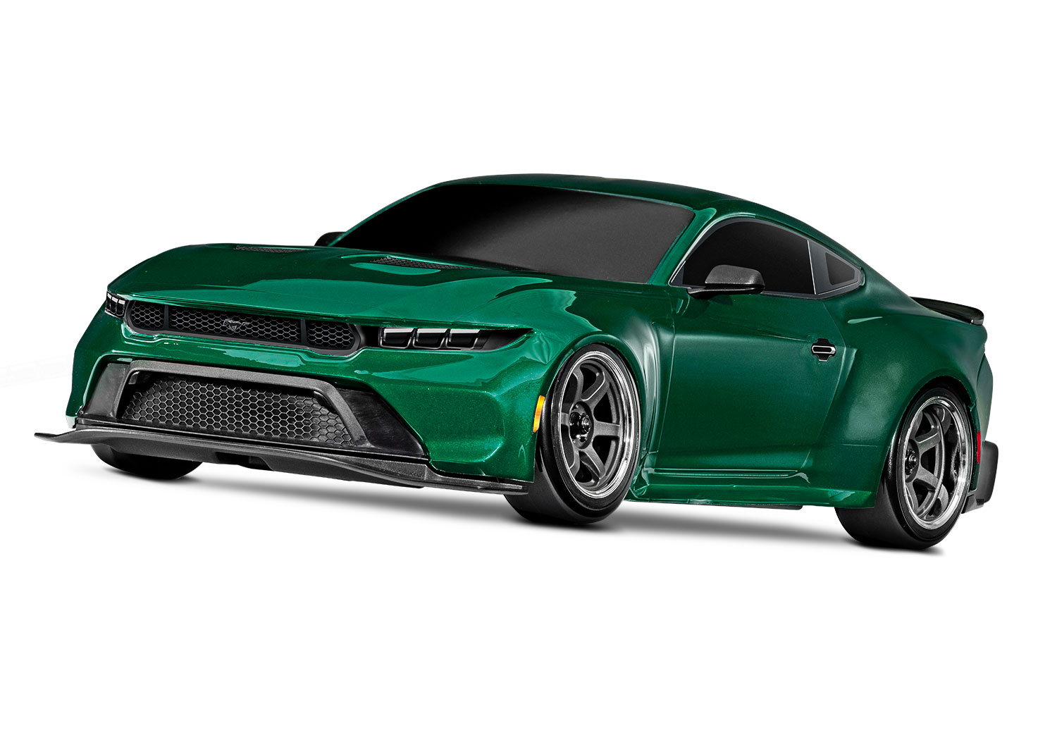 Traxxas 4-TEC Ford Mustang grün 1/10 Drift RTR Brushed ohne Akku und Ladegerät 105237-4-GRN