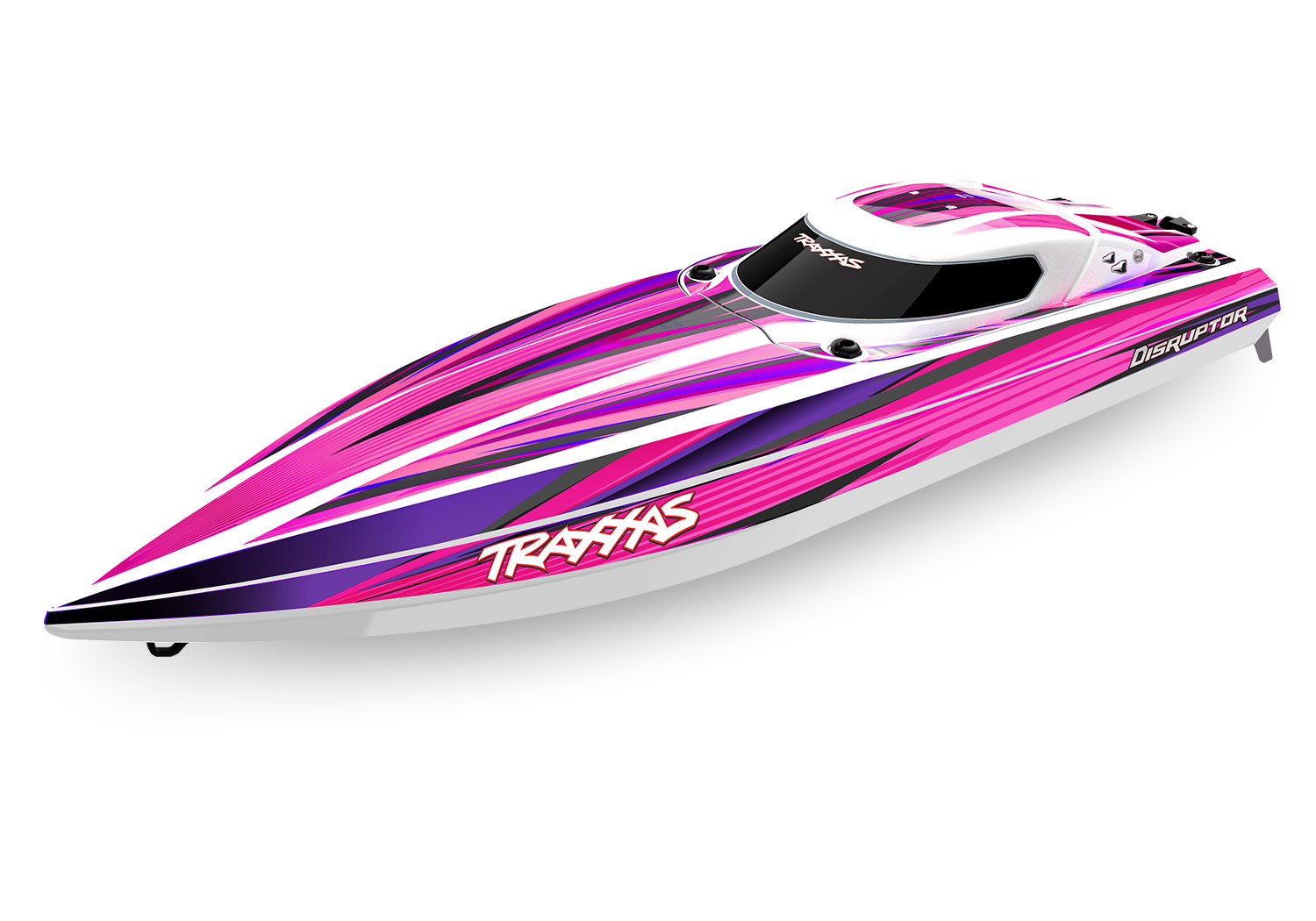 Traxxas DISRUPTOR Pink 26 Zoll Brushless Rennboot V-Rumpf 106064-4