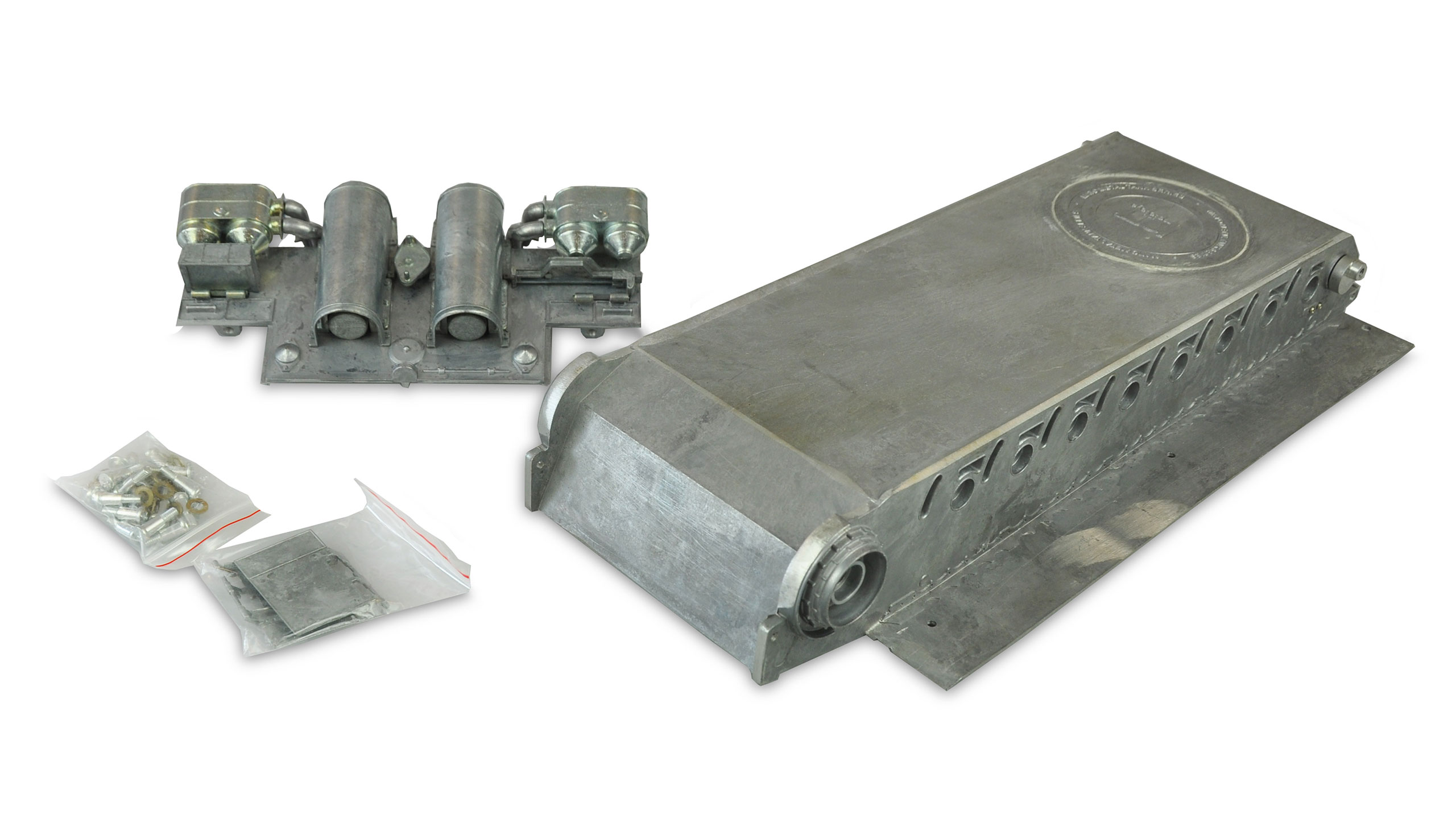 Amewi Chassis mit Kettenspanner und Rückwand 1:16 Tiger MT041