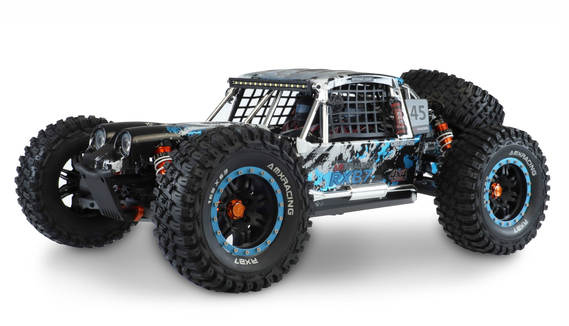 Amewi AMXRacing RXB7 Buggy 1:7 4WD RTR blau 22554