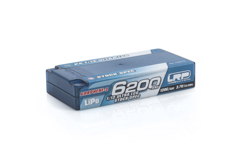 LRP P4 1/12 Ultra LCG Stock Spec GRAPHENE-2 6200mAh Hardcase Akku - 3.7V LiPo - 120C/60C 430270