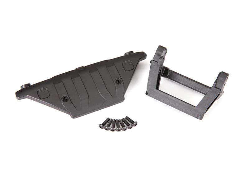 Traxxas Bumper-Halter & Skidplatte + Schrauben 9223
