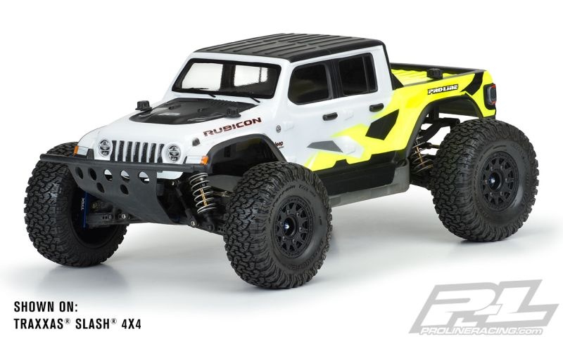 Pro-Line Jeep Gladiator Rubicon Karo klar TRX Slash 2WD&4x4, ARRMA Senton 3S, E-Revo 2.0 3542-00