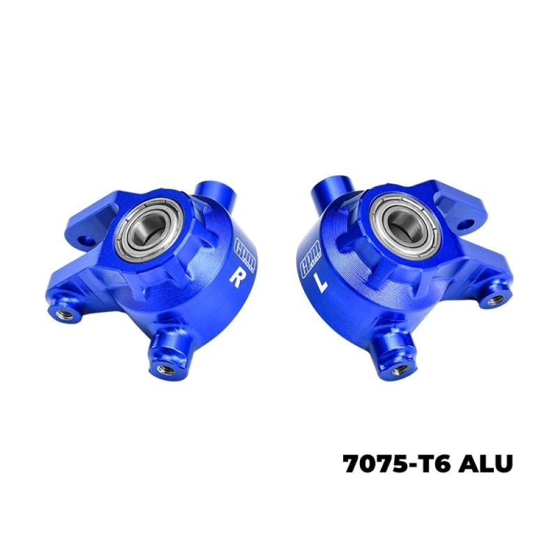GPM Alu Lenkhebel hinten für große Lager blau Traxxas Jato, Rustler, Slash&Modified, Stampe TJ021B