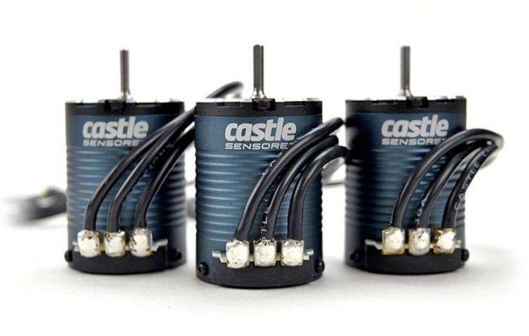 Castle Brushless Motor Sensor Inrunner 4-pole 1406-1900KV Crawler 060-0068-00 - Abbildung 2