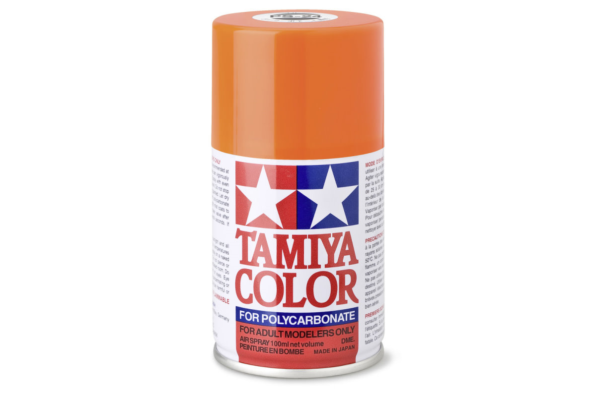 Tamiya Color Lexan Spray Farbe PS-24 Leucht Orange PS24 Neon Orange 100ml 300086024