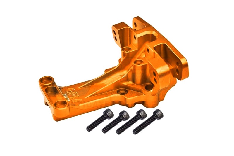 GPM Bulkhead 7075-T6 Aluminium vorne orange TRX XRT XRT012OR