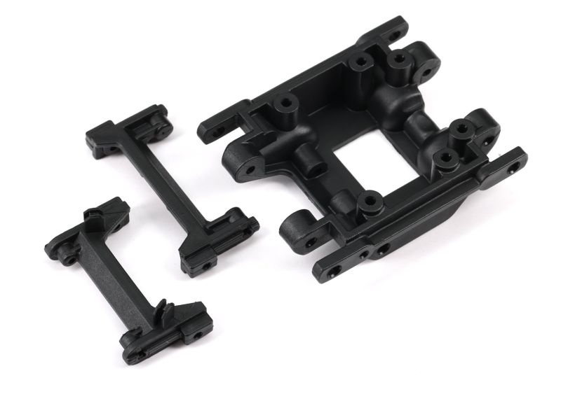 Traxxas Unterfahrschutz Mitte/ Stoßstangenhalterung vorne & hinten 9736