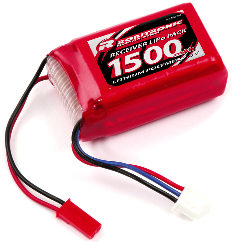 R05201 LiPo Akku 1500mAh 2S AAA Hump Size Empfängerpack (EH)
