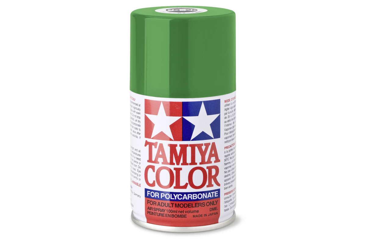 Tamiya Color Lexan Spray Farbe PS-25 Hellgrün PS25 Light Green 100ml 300086025