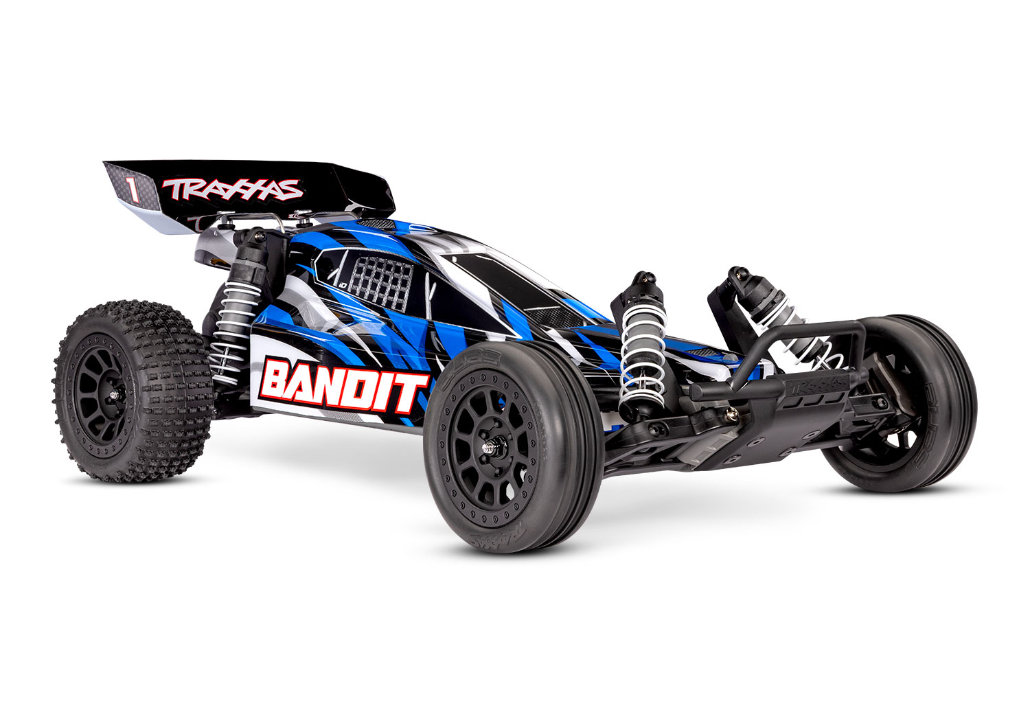 Traxxas Bandit Buggy BlauX 2WD RTR mit Akku & USB-Lader 24254-8 - Abbildung 1