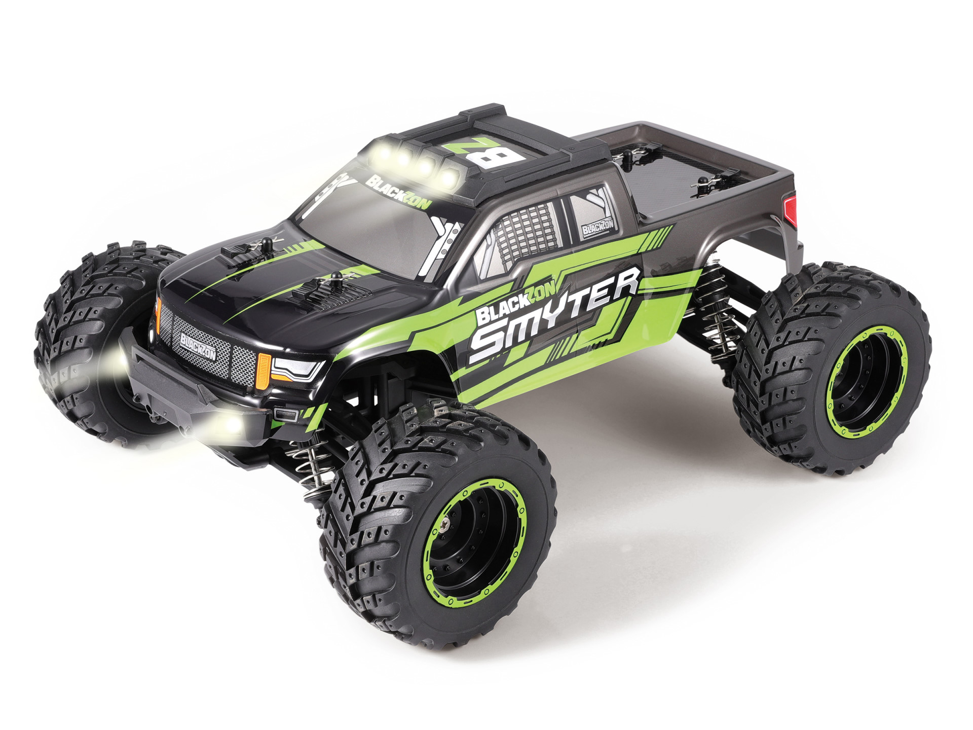 BLACKZON Smyter MT 1/12 4WD Elektro Monster Truck Grün 540110