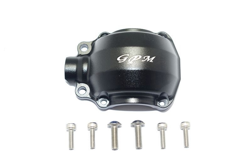 GPM Alu Getriebegehäuse vorn schwarz Traxxas UDR