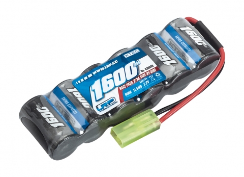 LRP XTEC Race pack Side-by-Side 2/3A NiMH - Mini-Tamiya - 7.2V - 1600mAh 430606