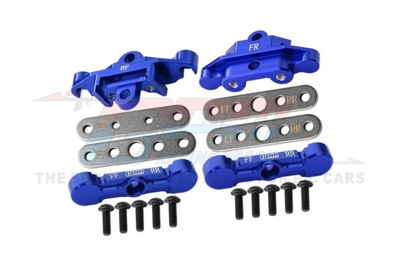 GPM Aluminium Querlenkerbefestigung unten v/h blau TRX Maxx, Maxx Slash TXMS089FRNB