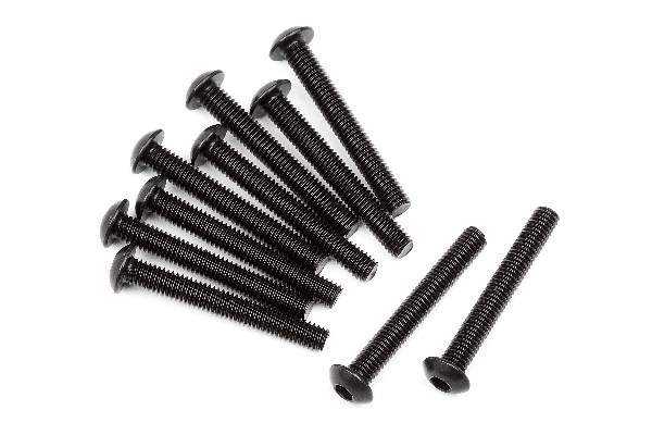 HPI Flachkopfschraube M3X22mm (Innensechsk./10St) 107894