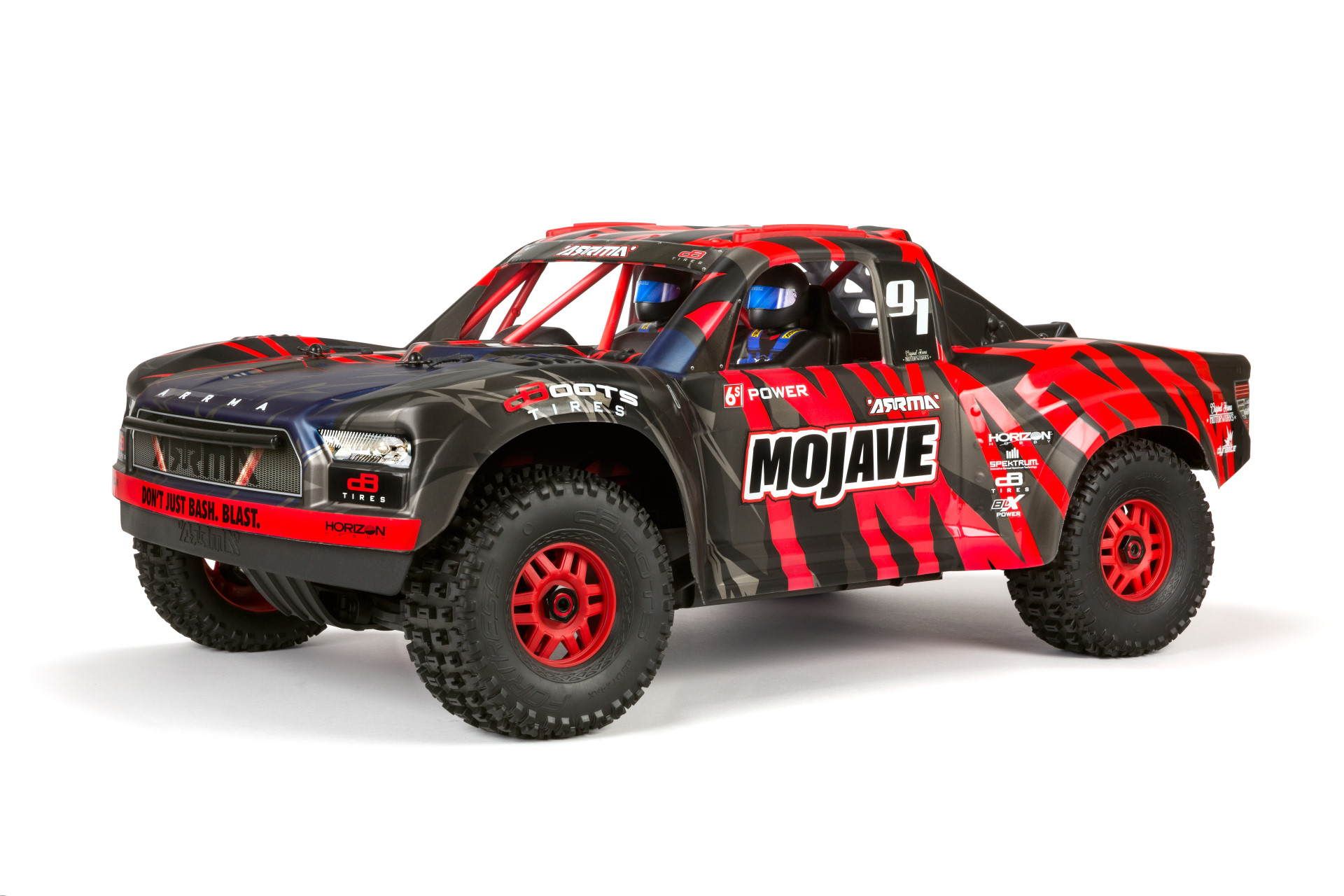 ARRMA 1/7 MOJAVE 6S 4WD BLX Desert Truck RTR Red/Black ARA7604V2