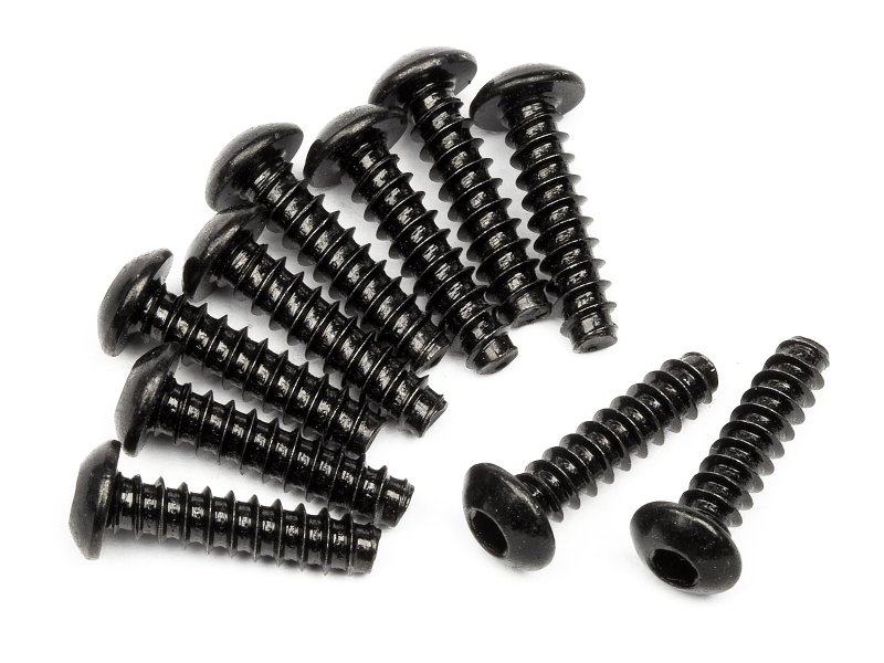 HPI Flachkopfschneidschraube Innensechskant M3X12mm (10St) 94355