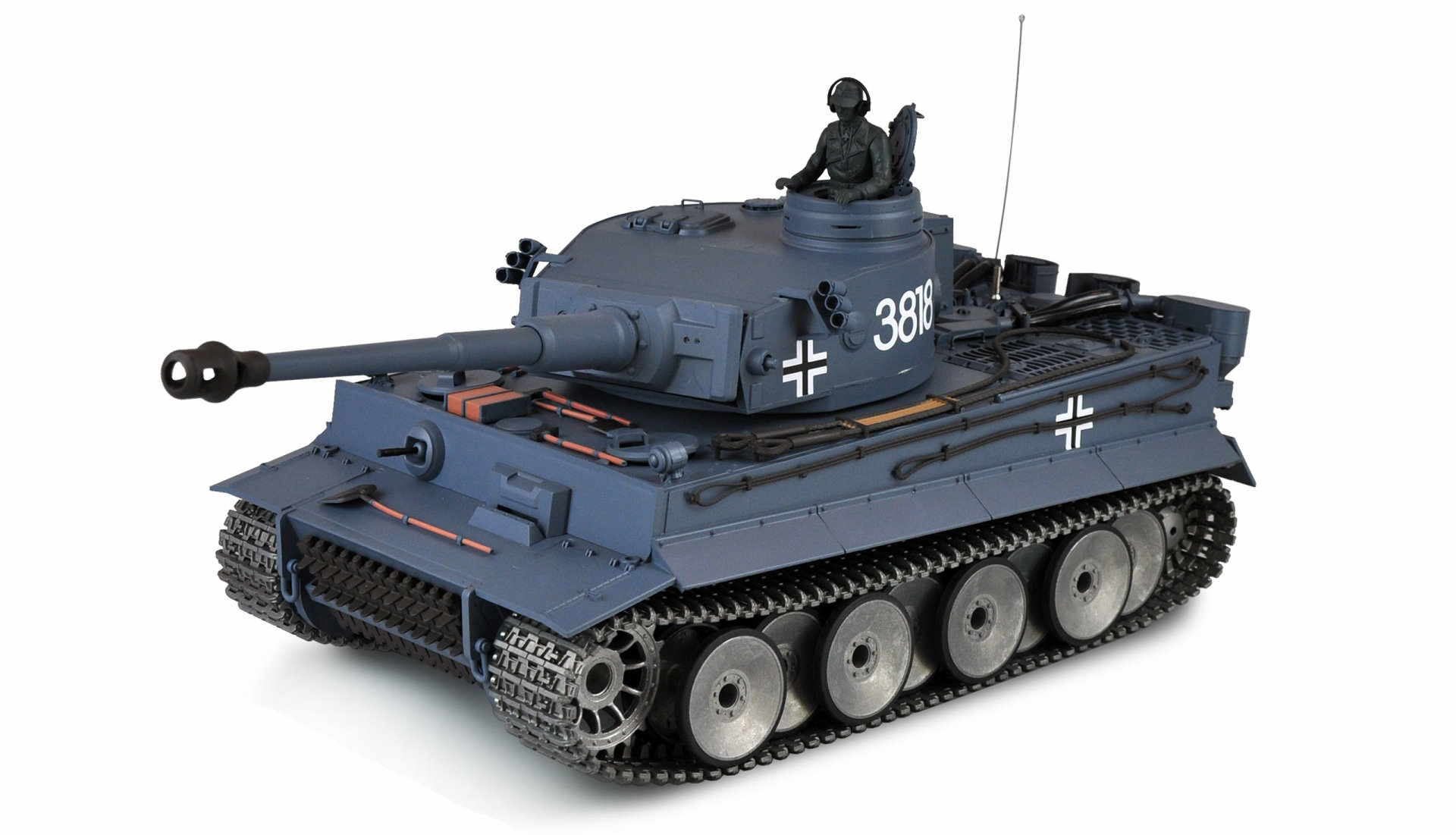 Amewi Tiger I 1:16 Professional Line IR/BB Panzermodell mit Sound 23102