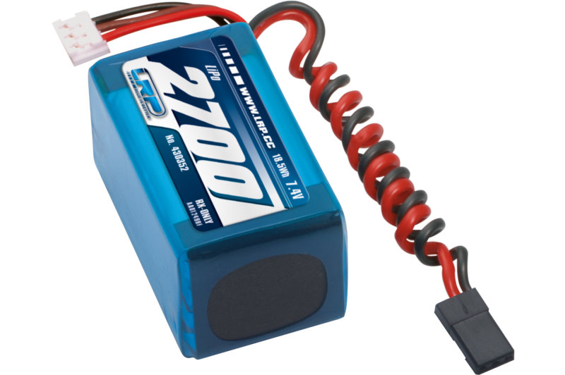 LRP LiPo 2700 RX-Pack 2/3A Hump - RX-only - 7.4V 430352