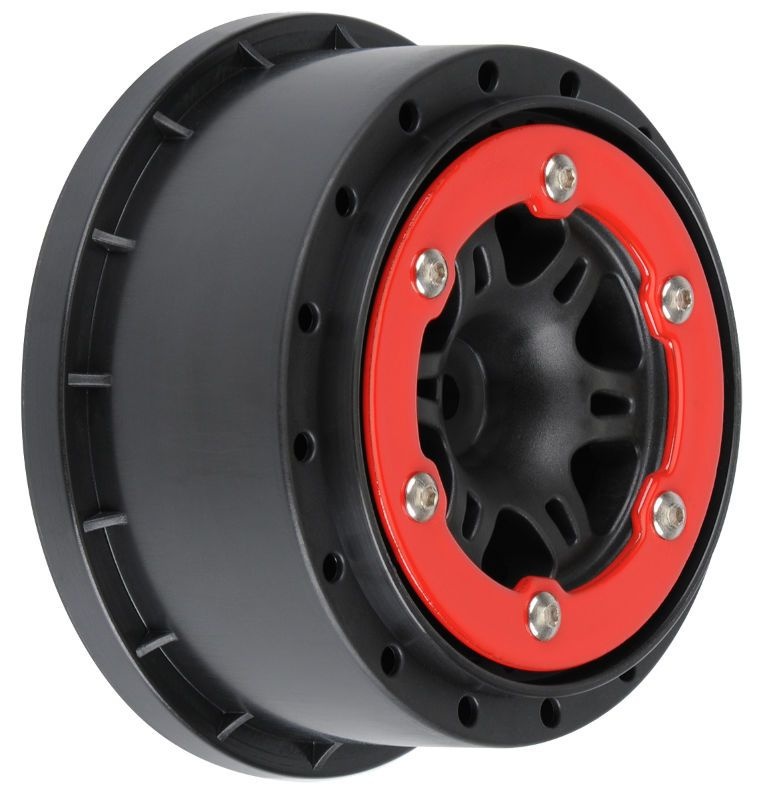Pro-Line Split Six 2.2/3.0 TRX Slash hi *J* Felgen 1 Paar rot/schwarz 2715-04