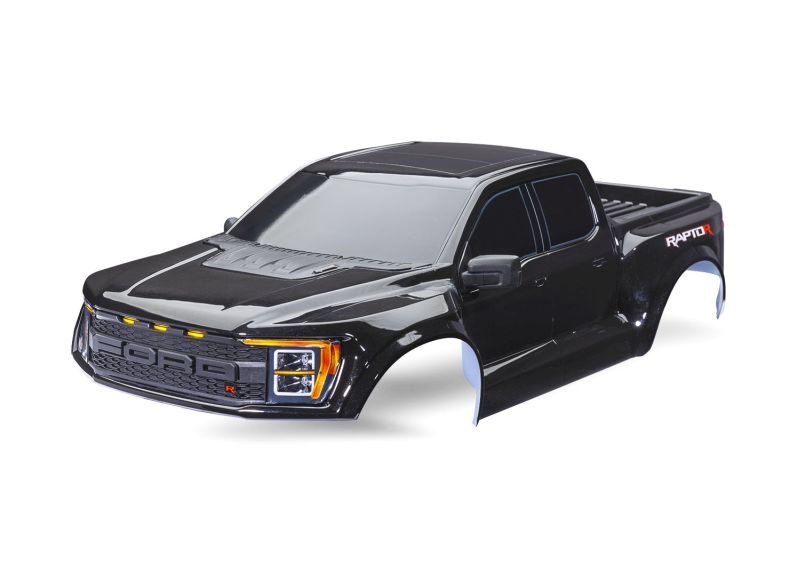 Traxxas Karosserie komplett schwarz inkl Anbauteile (Clipless) Raptor R 4x4 10112-BLK
