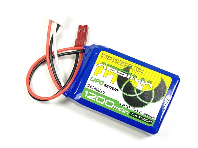 Absima TX LiPo 2S 7.4V 1200mAh SC (BEC-plug) 4140015