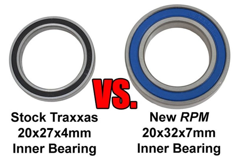 RPM Ersatz-Radlager innen für RPM oversized Radträger TRAXXAS XMAXX (20x32x7mm) 81670