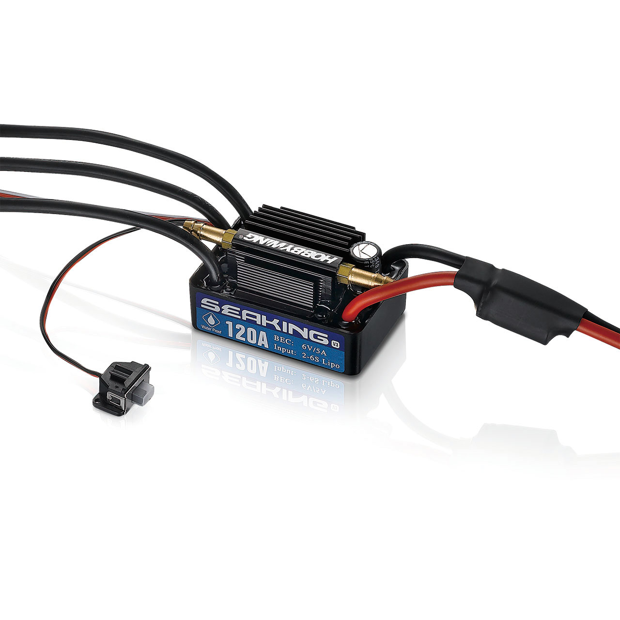 Hobbywing Seaking 120A V3 2-6S ESC Brushless Boot Regler 30302360