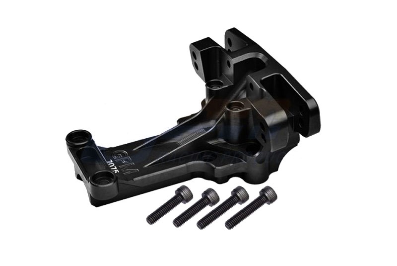 GPM Bulkhead 7075-T6 Aluminium vorne schwarz TRX XRT XRT012BK