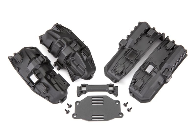 Traxxas Fenders innen schmall v/h, RockLight Abdeckungen + Zubehör 8080X