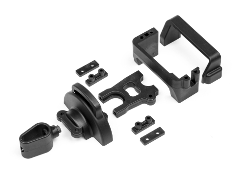 Maverick CENTRE DIFF AND SERVO MOUNTS W/WIRE HOLDER AND COVER MV29038